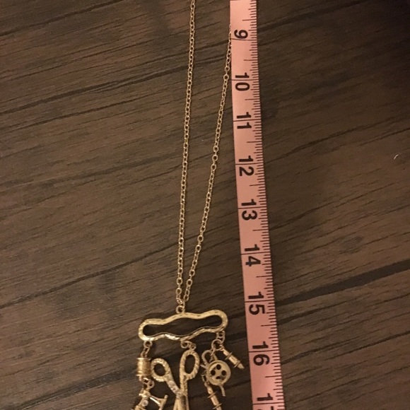 Extra Long Necklace With Charm Pendant. - Picture 8 of 8